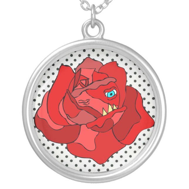 RUTHLESS ROSE NECKLACE (Front)