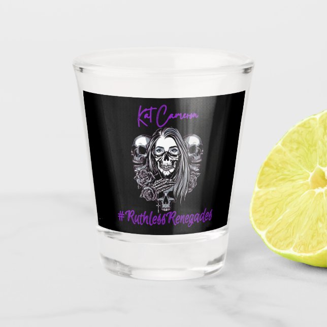 #RuthlessRenegadesShotGlass Shot Glass (Front)