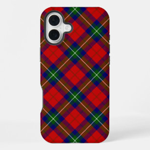 Ruthven tartan red green blue plaid iPhone 16 plus case