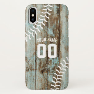 iphone cases case rutic laced barn baseball wood custom name