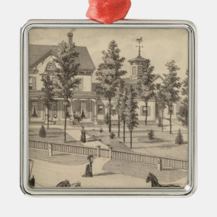 Rutland in Vermont Metal Ornament