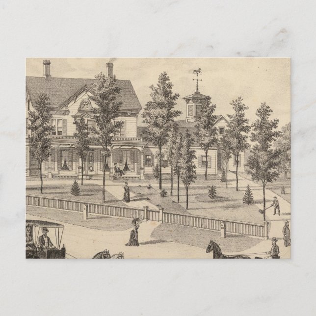 Rutland in Vermont Postcard (Front)