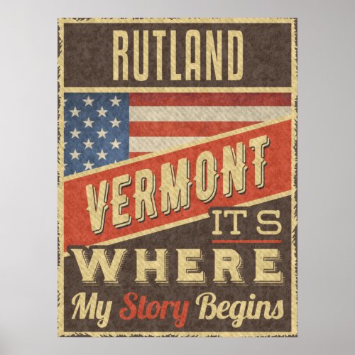Rutland Vermont Poster