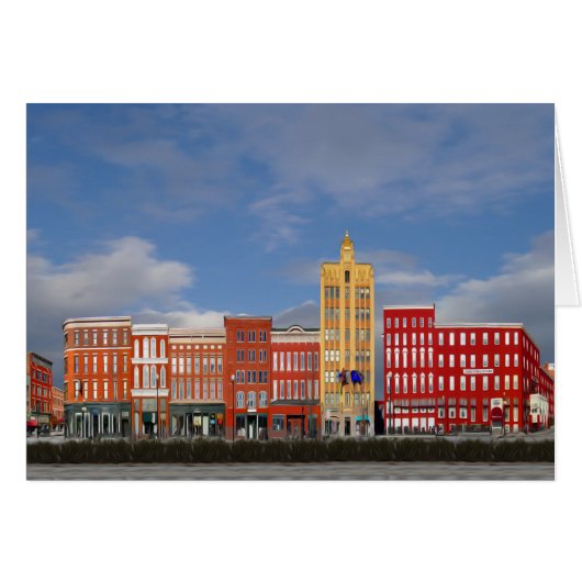 Rutland Vermont winter day Cards (Front Horizontal)
