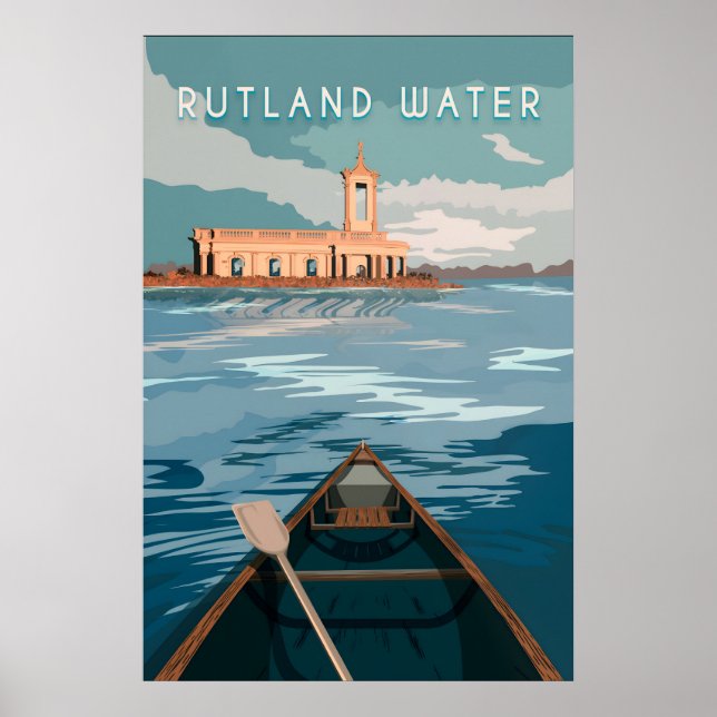 Rutland Water Travel Poster (Front)