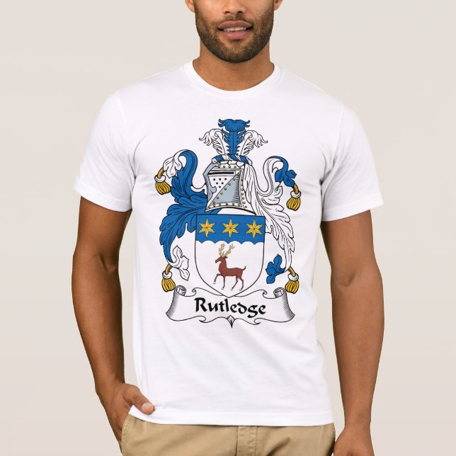 Rutledge Family Crest T-Shirt (Front)
