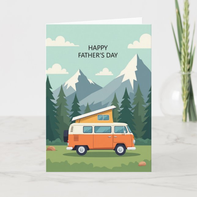 Rv Adventure Fathers Day Card (Front)