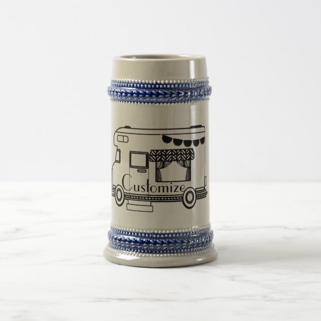 RV Camper Caravan Thunder_Cove  Beer Stein (Center)