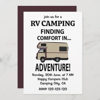 RV Camping Adventure Happy Camper Rving