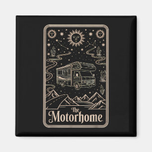 Rv camping camper the motorhome moon mountain magnet