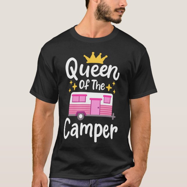 RV Camping Camper vintage T-Shirt (Front)