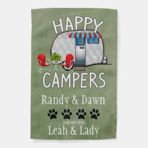 RV Camping Gift Ideas, Fun Camping Flags Zazzle