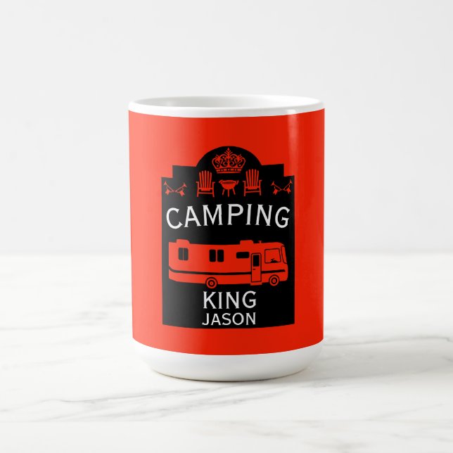 RV Camping King USA Color Morph Mug (Center)