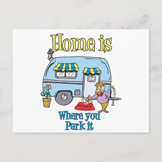 Rv Camping Postcard (Front)