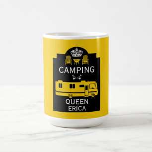 RV Camping Queen USA Color Morph Mug