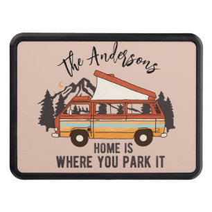 RV Camping Tent Trailer Home is Where You Park It Hitch Cover