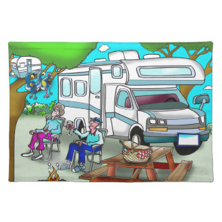 RV Cartoon 9475 Cloth Placemat