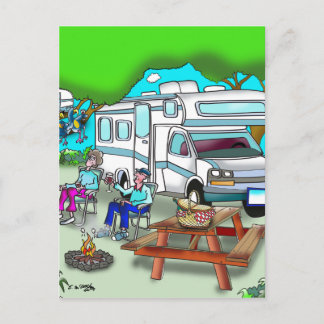 RV Cartoon 9475 Postcard
