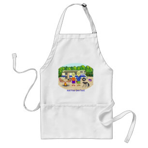 RV Cartoon Adult Apron