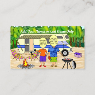 RV Cartoon Business Card