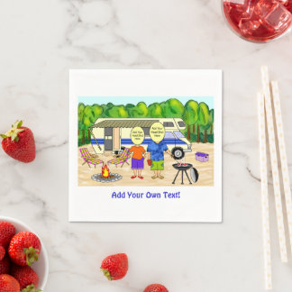 RV Cartoon Napkins
