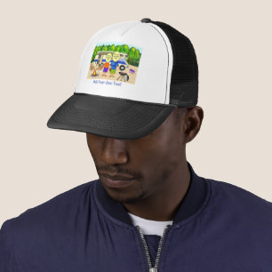 RV Cartoon Trucker Hat