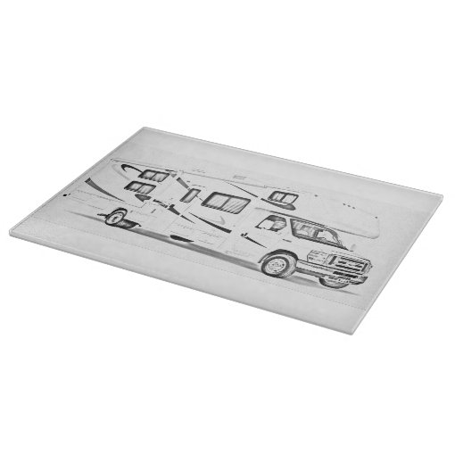 "RV" design cutting boards Zazzle
