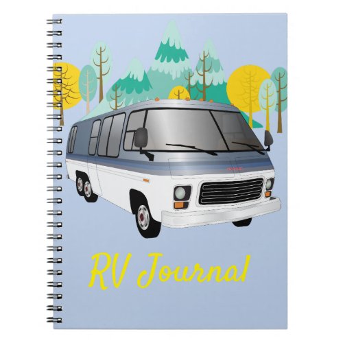 RV Journal Travel Trip Vacation Notes