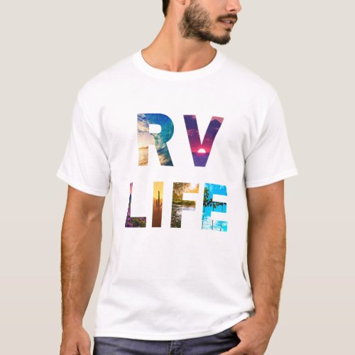 RV Life Camping Adventure Unique Images T_Shirt 