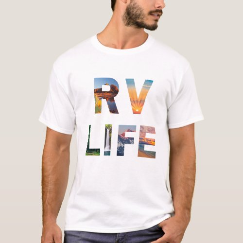 RV Life Camping Adventure Unique Images T_Shirt