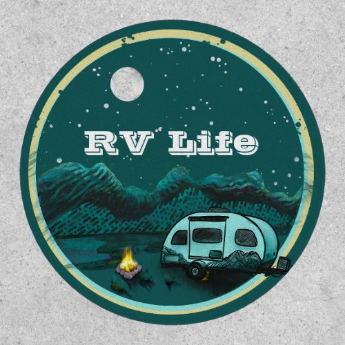 RV Life Camping Travel Trailer Patch