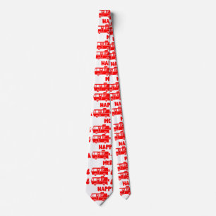 RV Motorhome Christmas Decor Neck Tie