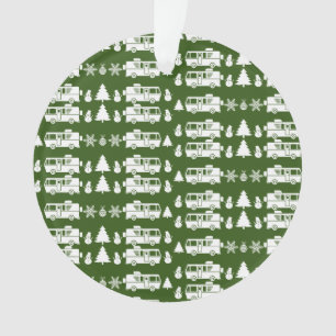 RV Motorhome Christmas Decor Ornament