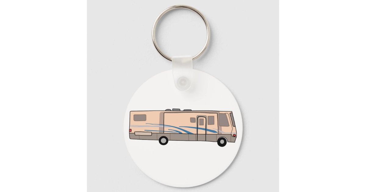 RV Motorhome Keychain Zazzle