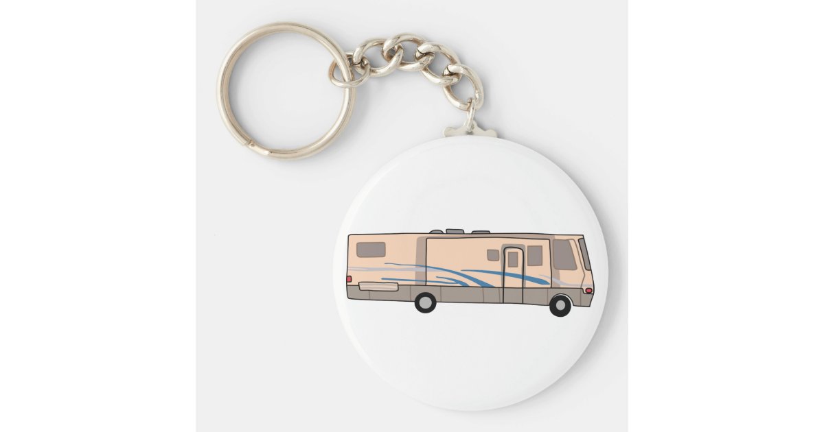 RV Motorhome Keychain Zazzle