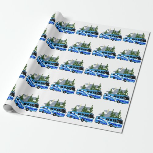 RV Motorhome Wrapping Paper