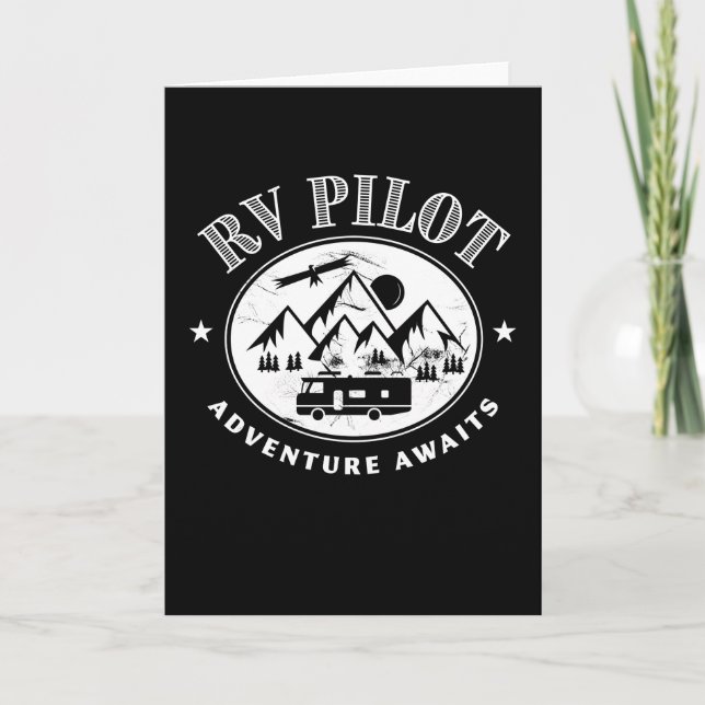 RV Pilot Adventure Awaits Motorhome Gift Card (Front)
