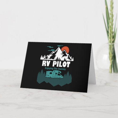 RV Pilot Camping Motorhome Travel Vacation Gift Card