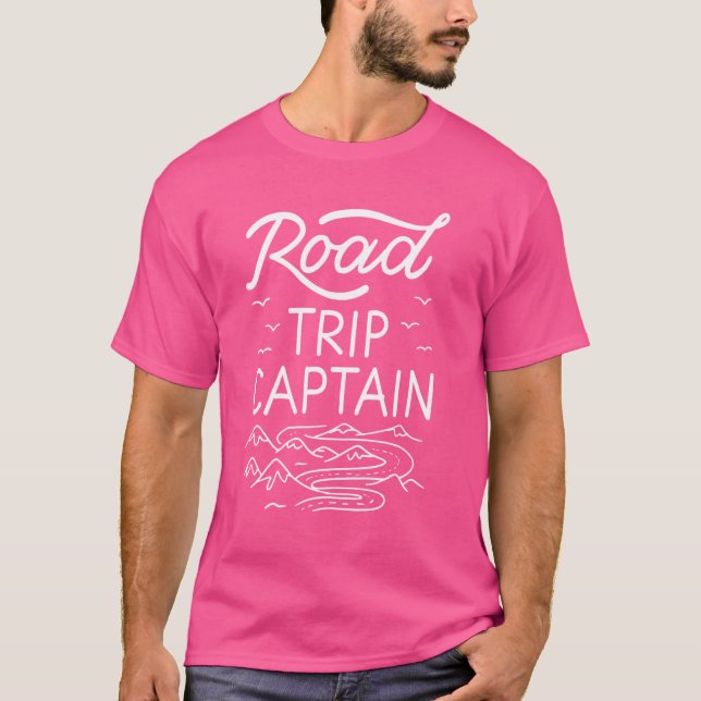 RV Pilot Funny Camper Matching Family Road Trip Ca T-Shirt (Front)