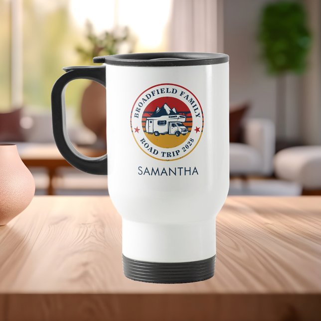 RV Road Trip Matching Family Personalized Keepsake Travel Mug (RV Road Trip Matching Family Personalized Keepsake Travel Mug)