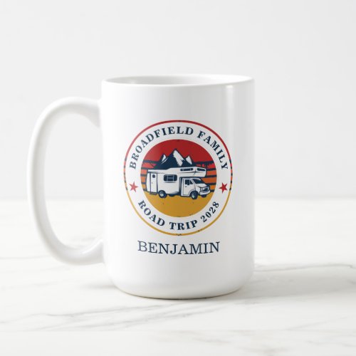 RV Road Trip Matching Family Vacation Dad Keepsake Coffee Mug