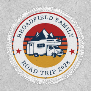 RV Road Trip Matching Family Vacation Keepsake Patch