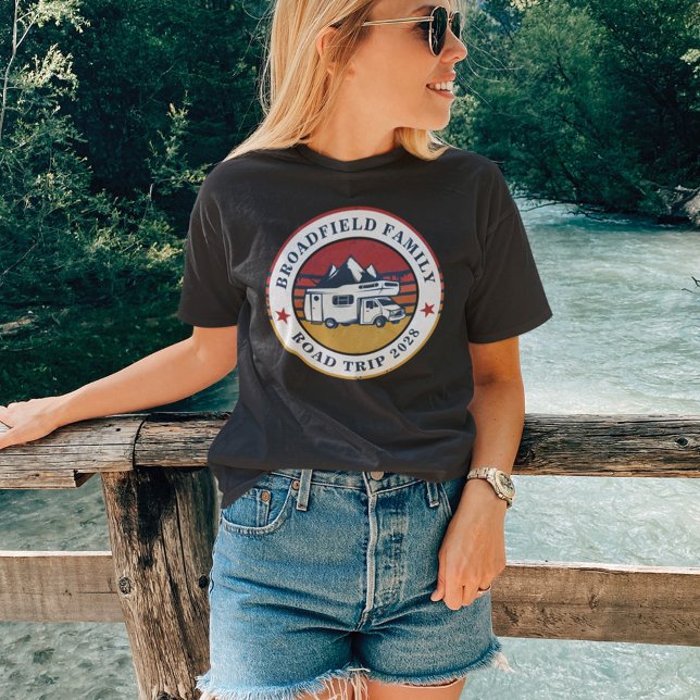 RV Road Trip Mom Matching Family Vacation Campers T-Shirt (Creator Uploaded)