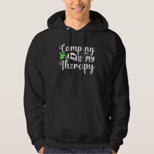 Rv Tent Camping Is My Therapy Boondocking For Kids Hoodie