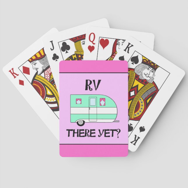 "RV There Yet?" Poker Cards (Back)