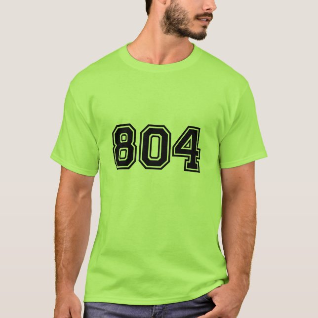 RVA 804 Area Code T-Shirt (Front)