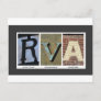 RVA photo collage Postcard