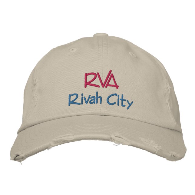 RVA Rivah City Embroidered Baseball Hat (Front)