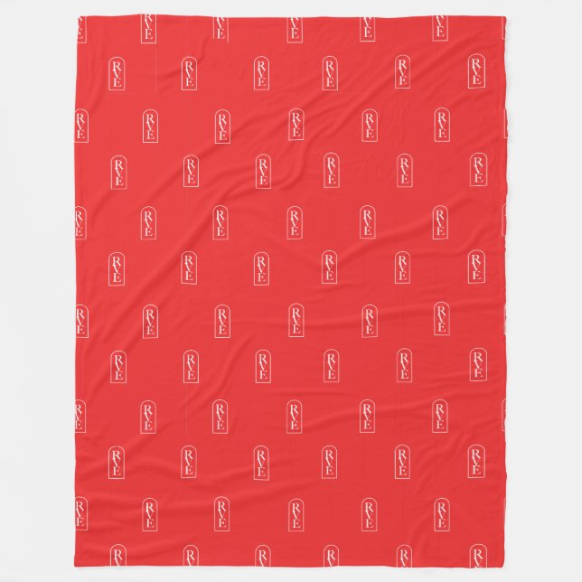 RVE WAREHOUSE DISTRICT Sherpa Fleece Blanket (Front)