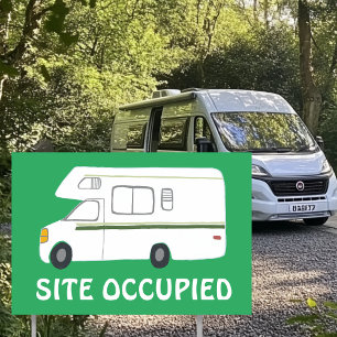 RVing CUSTOMIZED and SITE OCCUPIED campsite Sign